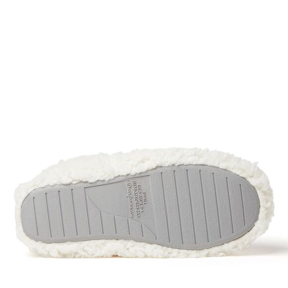 Dearfoams Women's Chelsea Shaggy Pile Bootie Fuzzy House Slipper - Picture 4 of 5
